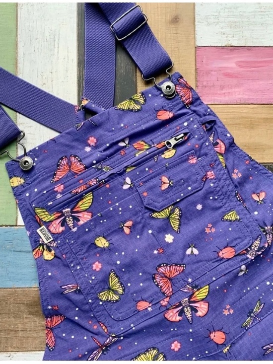 Duluth Purple Overalls Size L 31 Inseam